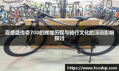 喜德盛传奇700的辉煌历程与骑行文化的深远影响探讨
