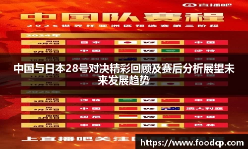 中国与日本28号对决精彩回顾及赛后分析展望未来发展趋势